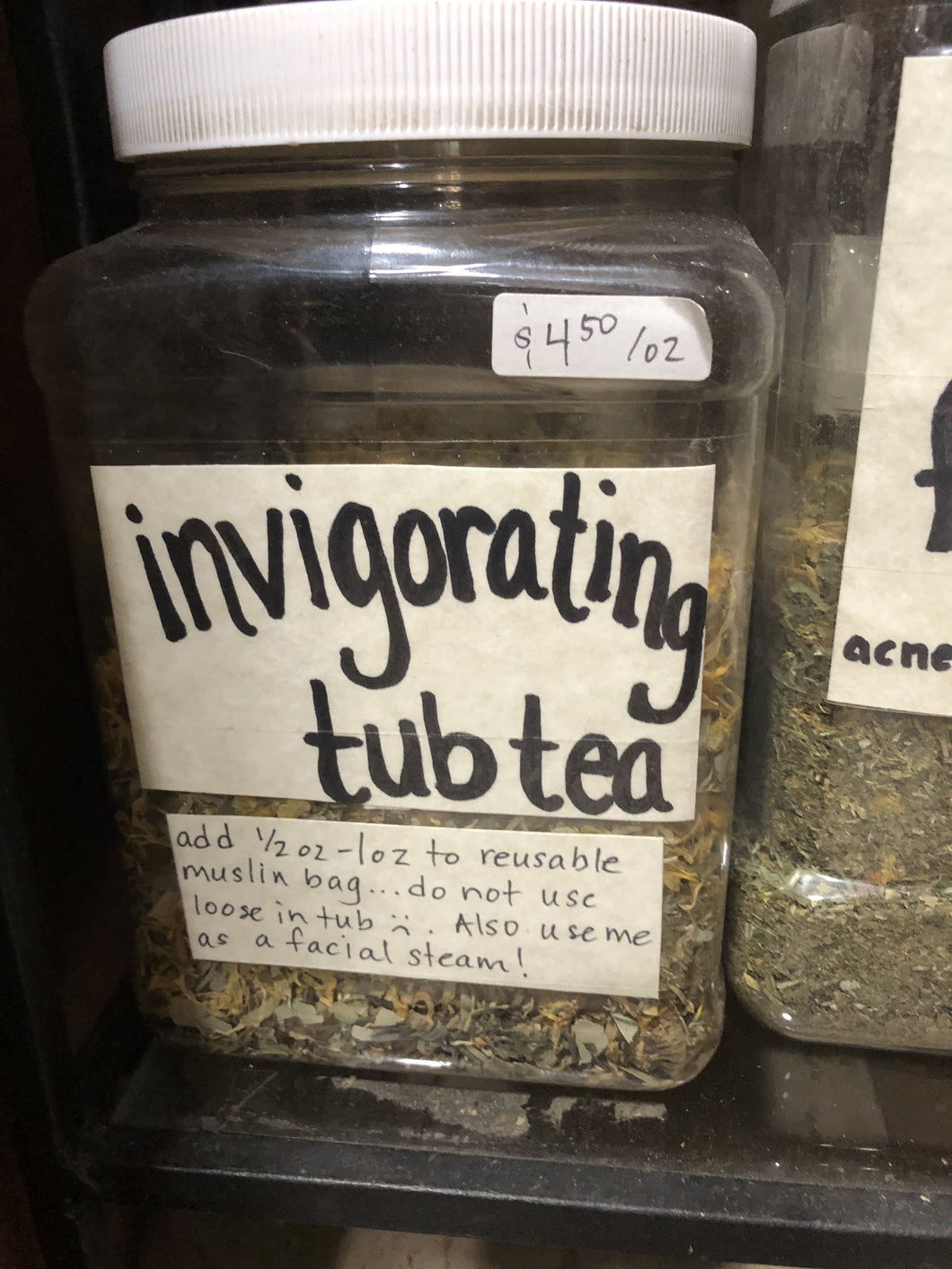 Sore Muscle Soak Tub Tea