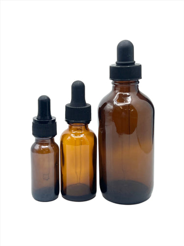 Amber Glass Bottles / Jars